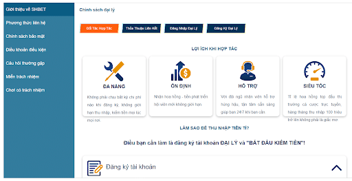 Hướng dẫn cách trở thành đại lý nhà cái Shbet